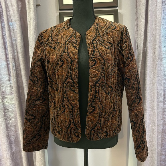 Vintage Century Paisley Quilted Blazer - Picture 1 of 7